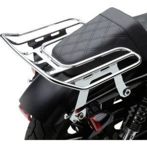 Portaequipajes Cobra Cromado Grande A$$ Desmontable Envolvente Alrededor Harley 04+ XL Sportster - Imagen 1 de 3