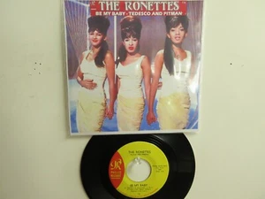 * 💥 ' THE RONETTES ' HIT 45 + PICTURE * [Be My Baby]  *  1963 ! 💥 - Picture 1 of 6