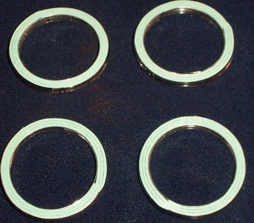 89-92 Suzuki GSX-R1100 & 1991 GSX1100G - Set of Four 4 EXHAUST GASKETS (16-5536) - Image 1 of 1