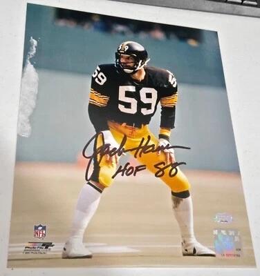 Jack Ham Pittsburgh Steelers Autografiado 8x10 Certificado GTSM. (LEER DESCRIPCIÓN) Foto 1 de 4