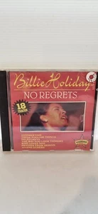 No Regrets - Billie Holiday CD Summertime These Foolish Things Who Loves You - Picture 1 of 4