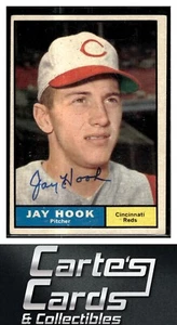 Jay Hook 1961 Topps #162  Cincinnati Reds TTM/IP Signed Autographed - Picture 1 of 2