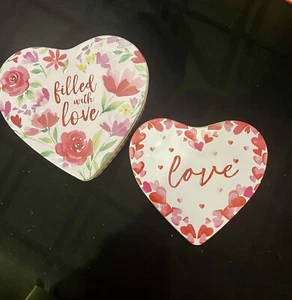 Valentine Heart ❤️ Tins (2) - Picture 1 of 6