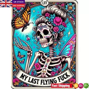 5D DIY Full Round Drill Diamond Painting Skull Tarot Kit Home Decor Art 30x40cm - Picture 1 of 12