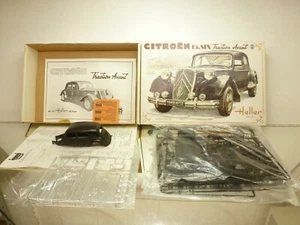HELLER 763 CITROEN 15 SIX TRACTION AVANT - BLAC 1:24 - UNBUILT KIT IN BOX - Imagen 1 de 8