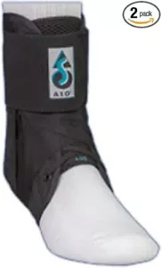 Med Spec 264014 ASO Knöchelstabilisator schwarz Medium Orthese Speed Lacer - Bild 1 von 6