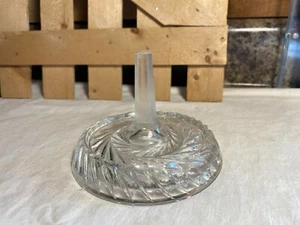 Vintage Small Glass Ring Holder - Picture 1 of 5