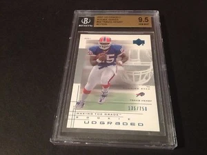 Travis Henry Bills 2001 UD Graded Action/750 Rookie BGS 9,5 gema como nueva - Imagen 1 de 1