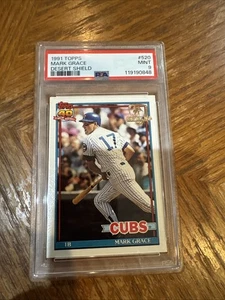 1991 Topps Desert Shield #520 Mark Grace PSA 9 - Bild 1 von 2