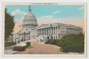 U.S. CAPITOL BUILDING Washington DC Postcard Capital District of Columbia WB - Picture 1 of 2