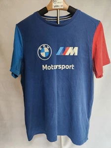PUMA Men's Standard BMW M Motorsport Essentials Logo T-Shirt Mens M -EUC - Picture 1 of 9
