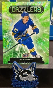 2022-23 Upper Deck Serie 2 - Dazzlers Jack Quinn #DZ-65 Verde (RC) - Sables - Imagen 1 de 2