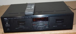 Yamaha KX-W362 Dual Cassette Deck w/Remote Player Recorder HX PRO Dolby NR - Picture 1 of 9