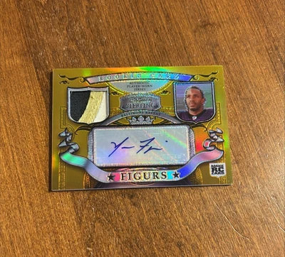 Yamon Figurs 2007 Bowman Sterling Gold Patch Auto Ravens Wildcats /250 RC - Image 1 of 2