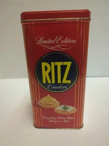 Nabisco Ritz Crackers 1986 de colección edición limitada lata todo sabe mejor - Imagen 1 de 7