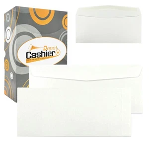 500 Cashier Depot #10 Business Envelope, 4 1/8 X 9 1/2, Gum Flap, 24lb. White... - Picture 1 of 5