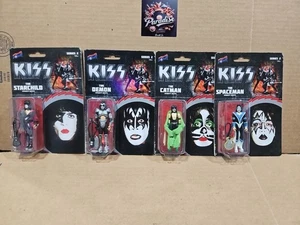 BifBang Pow! Kiss Series 2 Action Figures Lot Of 4 Brand New Starchild Demon - Picture 1 of 7