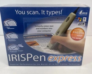 NOS Sealed Box~Brand New IRIS Pen Express US 4.8 M Handheld Scanner For PC/Mac - Picture 1 of 7