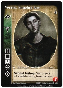 Verrix, Naughty Boy The Ministry (Followers of Set) Fifth Edition V5 V:TES CCG - Picture 1 of 1