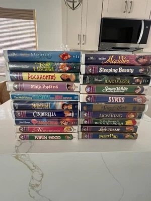 20 Disney vhs tapes three black diamond  - Image 1 of 3