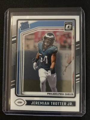 🔥Jeremiah Trotter Jr. 2024 Donruss Optic #250 Philadelphia Eagles - Image 1 of 2