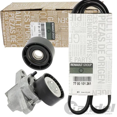 Original Kit De Courroies À Nervures Pour RENAULT CLIO 2 KANGOO MEGANE SCENIC 1 - Photo 1/4