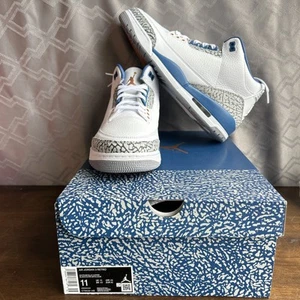 Size 11 - Men's Nike Air Jordan 3 Retro Wizards CT8532-148 Brand New With Box Ds - Picture 1 of 11