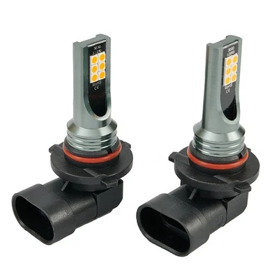 1 Pair 9006 HB4 3000K Yellow LED 108W Super Bright Fog Driving Light Bulbs - Image 1 of 4