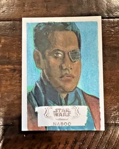 2024 Star Wars Hyperspace Captain Typho - Sketch/Auto - Dove McHargue 1/1 - Picture 1 of 2