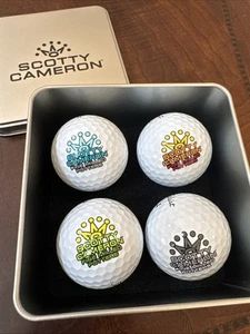 Scotty Cameron Titleist Pro V1 / Tin Can - 4 balls / Gallery / Crown logo - Picture 1 of 3