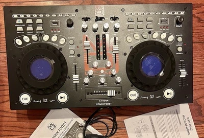 Mr DJ CDMIX CDMIX700BT Professional Dual CD Mixer - Image 1 of 4