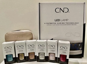 Lámpara LED CND y CND Shellac "Colección Primavera 2025 Bastante Lujo" Kit ESPECIAL - Imagen 1 de 4