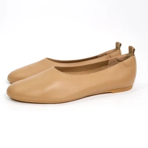 Everlane Day Glove Ballet Flat Tan Minimal Preppy Buttery Leather Women's 9.5 - Picture 1 of 9