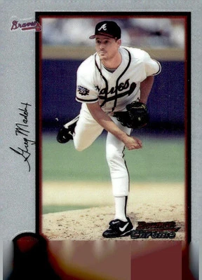 1998 Bowman Chrome #16 Greg Maddux - Image 1 of 2