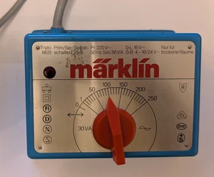 Märklin Trafo 6671 Transformator Fahrregler 16 Volt Primär Selbstschalter Trafos - Bild 1 von 2