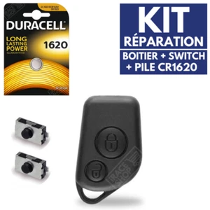 Coque de Télécommande voiture Boitier pour Plip Clé 106 PEUGEOT ►Pile ►Switch  - Picture 1 of 3