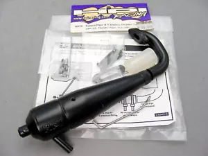 Vintage HPI A970 Nitro RS4 Super RTR Racers Tuned Pipe & Exhaust Header Set NEW! - Picture 1 of 10
