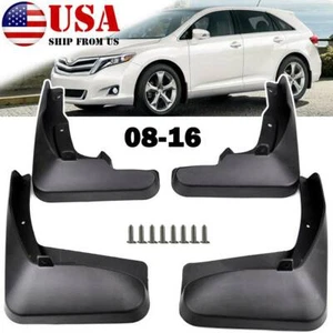 For TOYOTA VENZA 08-16 4PCS FRONT & REAR SPLASH GUARD MUD FLAPS SET MUDFLAPS - Picture 1 of 6