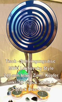 FIRMA AURYMED R.BOE-ERF Frequenz Ständer Tesla Antenne Lakhovsky Oszillator Schwingungsständer