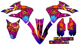 2022-2023 KX 85 ZANY Pink Senge Graphics Kit Compatible with Kawasaki - Picture 1 of 10