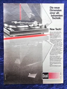 Dual HiFi Plattenspieler CS 5000, originale Werbung aus 1986 - Picture 1 of 1