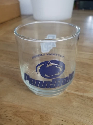 Vintage Penn State Nittany Lions Rocks Drinking Glass 3"×3 1/4" Cover