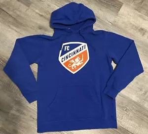 Felpa con cappuccio Fanatics uomo S Small blu FC Cincinnati MLS calcio - Foto 1 di 8