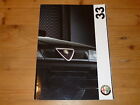 Alfa Romeo 33 1993 Uk Sales Brochure (Car Booklet)