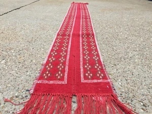 Narrow Kilim Runner Old Tunisian 275x31 cm chic vintage country home decor kelim - Picture 1 of 1