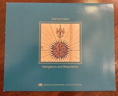 AUSTRALIA: 1988.  Navegadores y naufragios en carpeta de presentación especial Foto 1 de 4