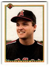 1990 Bowman #287 Kyle Abbott    California Angels Baseball Cards EX/NM ID:61644
