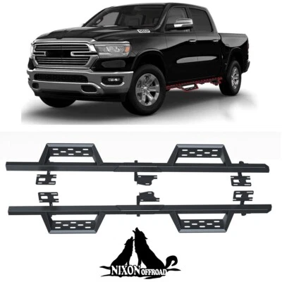 For 2019-2023 Dodge Ram 1500 Crew Cab 4 Door Running Boards New Body Side Steps - Image 1 of 4
