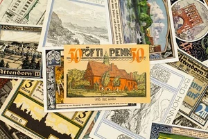 1920's Germany Notgeld (Emergency Money) 25pc - Bolkenhain, Bredstedt, Wittlich - Picture 1 of 3