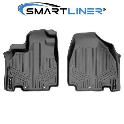 SMARTLINER Custom Fit Floor Mats 1st Row Liner Set Gray 2011-2017 Honda Odyssey - Image 1 of 4